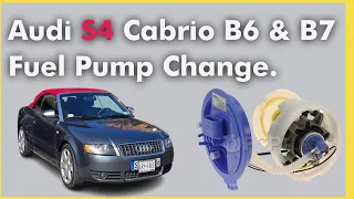 Audi S4 Cabriolet Convertible B6 & B7 Fuel Pump Replacement