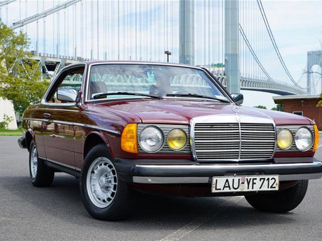 1984 mercedes benz 300cd w123 turbo diesel coupe